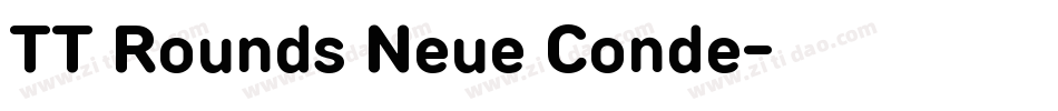 TT Rounds Neue Conde字体转换